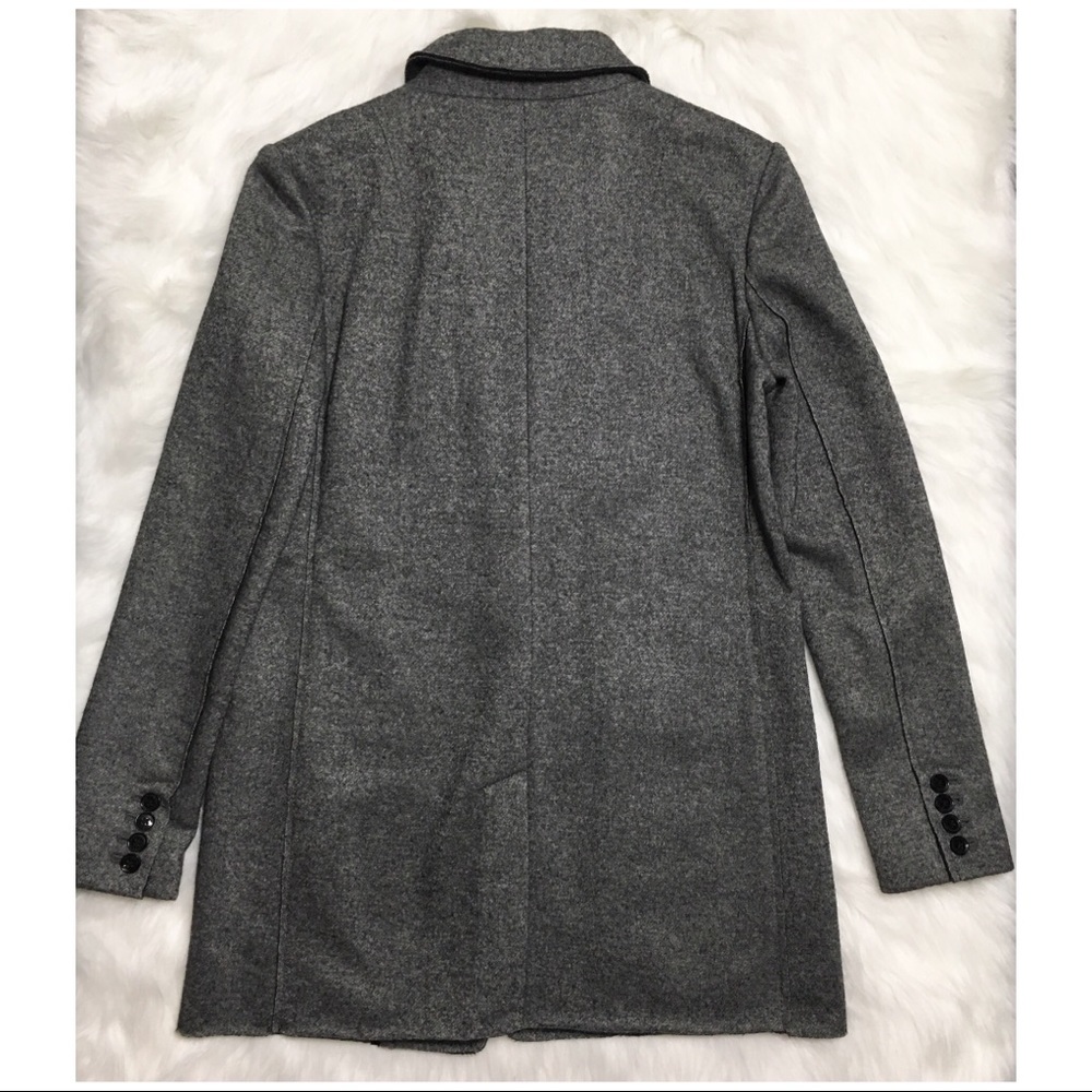 Banana Republic Grey Wool Blend Coat Blazer - Picture 4 of 8